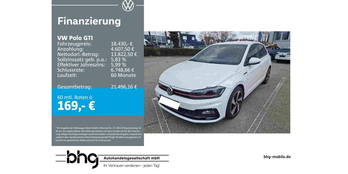 VW Polo 77.000 km 17.930 &euro; Mössingen 72116