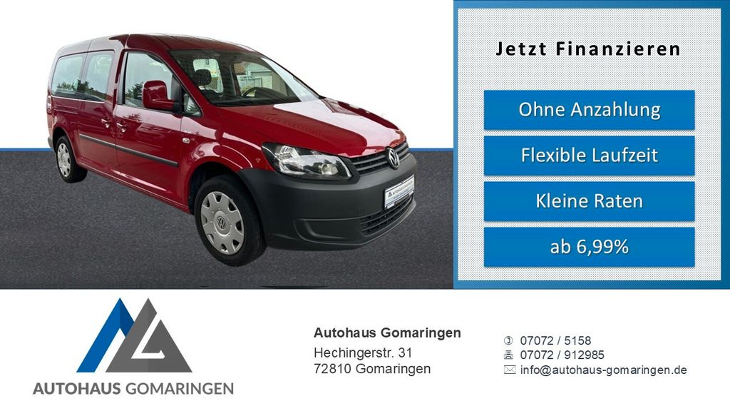 VW Caddy Maxi 118.000 km 14.999 &euro; Gomaringen 72810