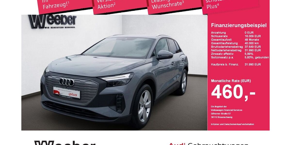 Audi Q4 e-tron 57.646 km 31.450 &euro; Herrenberg 71083