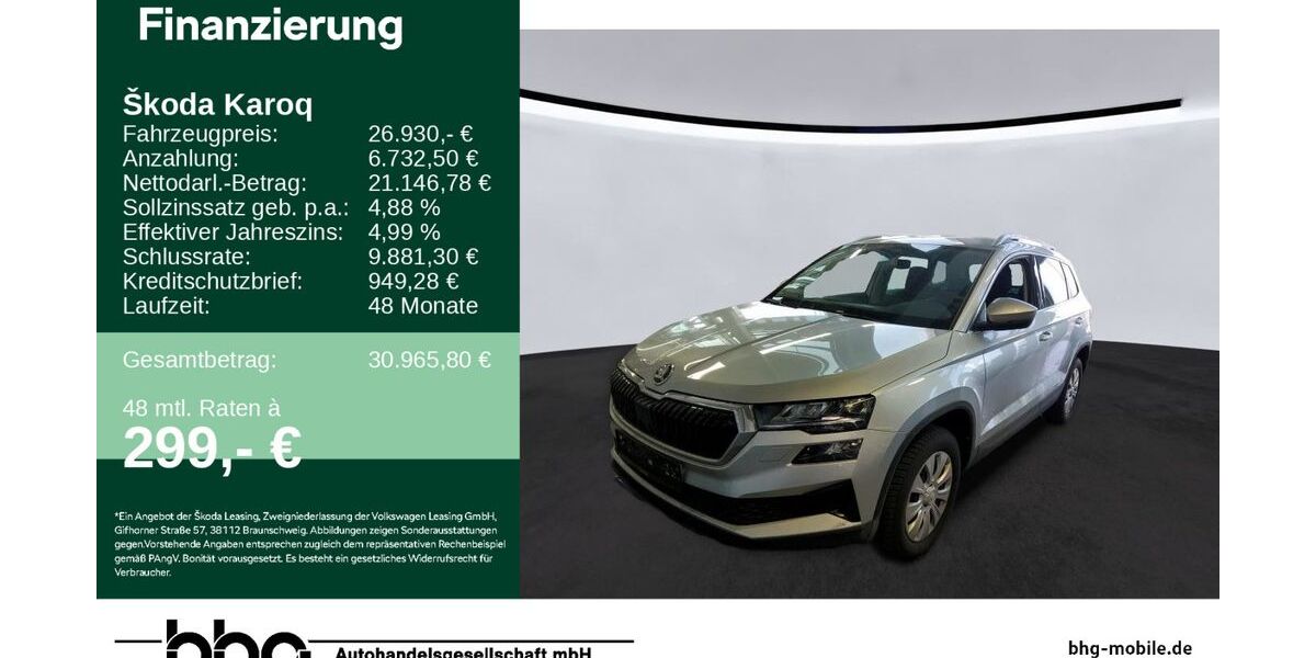 Skoda Karoq 58.374 km 26.930 &euro; Tübingen 72072