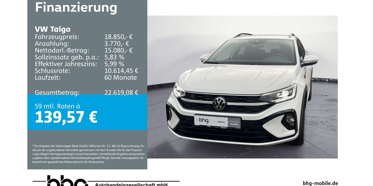 VW Taigo 60.698 km 18.850 &euro; Reutlingen 72770
