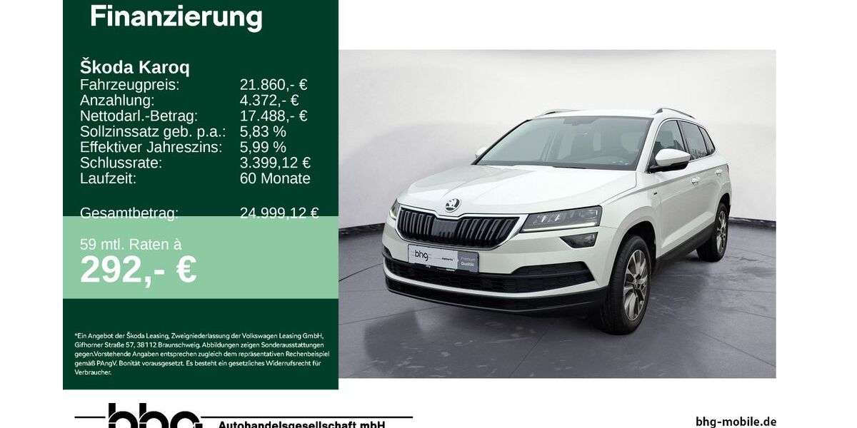 Skoda Karoq 80.025 km 21.490 &euro; Reutlingen 72770