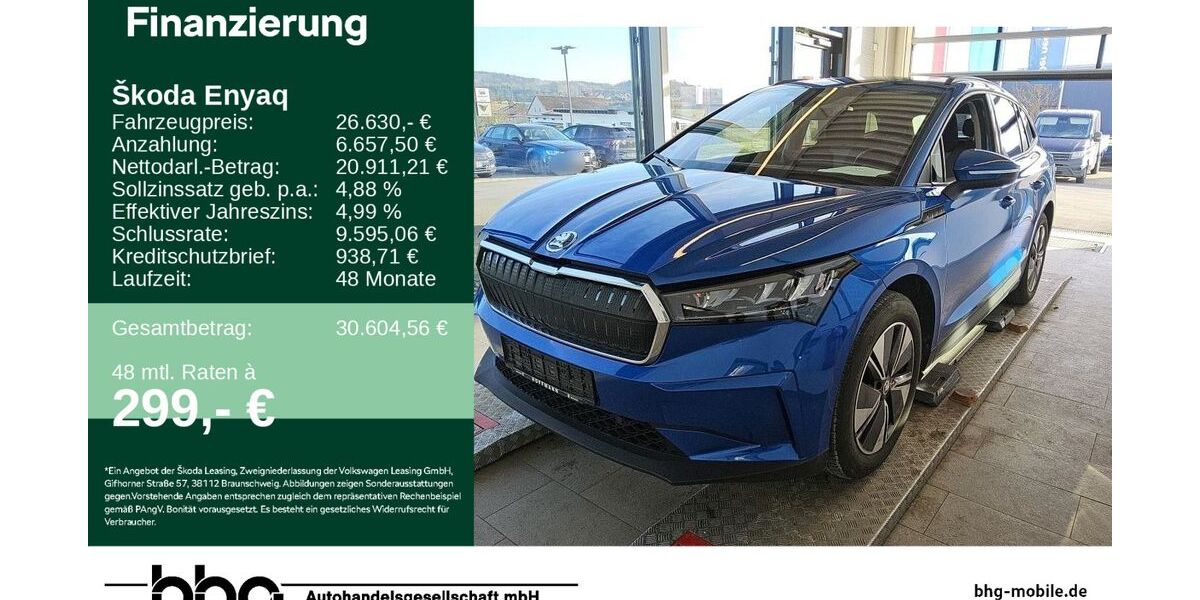 Skoda Enyaq 31.280 km 26.630 &euro; Mössingen 72116