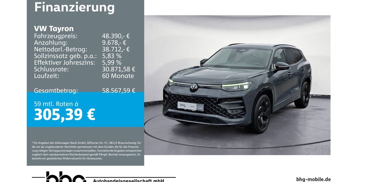 VW Tayron 21.373 km 47.790 &euro; Reutlingen 72770