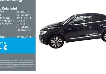 VW T-Roc 5.002 km 25.490 &euro; Mössingen 72116