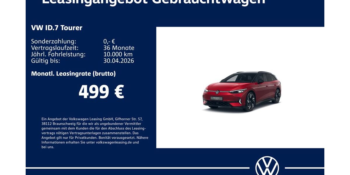 VW ID.7 20.162 km 51.230 &euro; Stuttgart-Wangen 70188