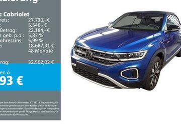 VW T-Roc 8.762 km 27.360 &euro; Reutlingen 72770