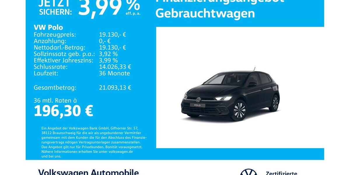 VW Polo 25.892 km 18.730 &euro; Stuttgart-Wangen 70188