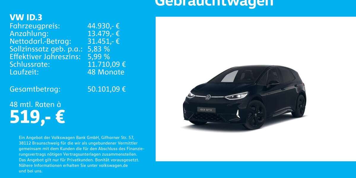 VW ID.3 18.246 km 44.930 &euro; Stuttgart 70188