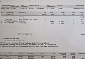 VW Passat 270.925 km 2.700 &euro; Metzingen 72555