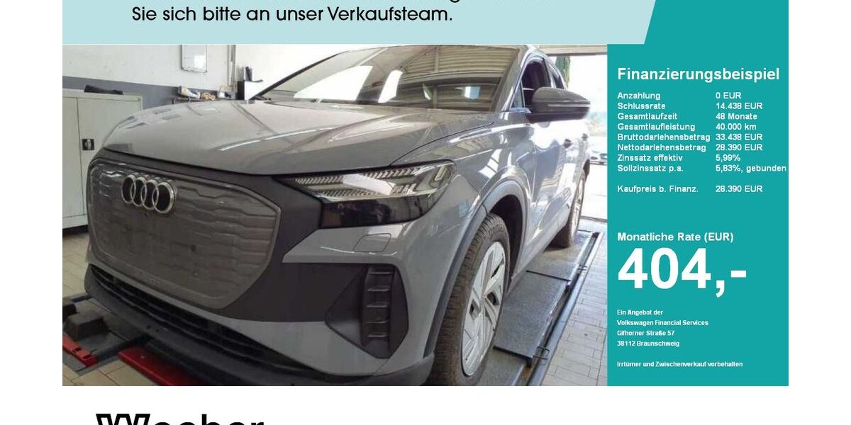 Audi Q4 e-tron 85.772 km 26.850 &euro; Herrenberg 71083