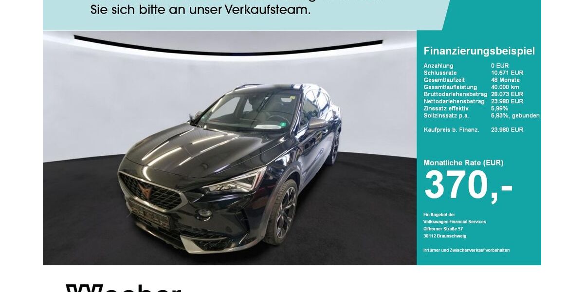 Cupra Formentor 27.899 km 23.980 &euro; Herrenberg 71083