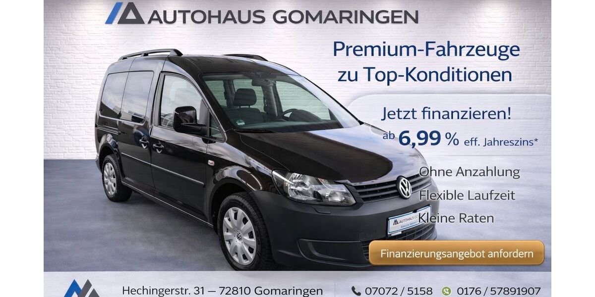 VW Caddy 93.000 km 13.999 &euro; Gomaringen 72810