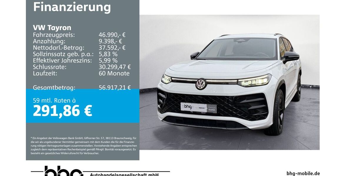 VW Tayron 18.109 km 46.420 &euro; Metzingen 72555