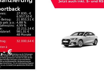 Audi A3 31.180 km 27.830 &euro; Tübingen 72072