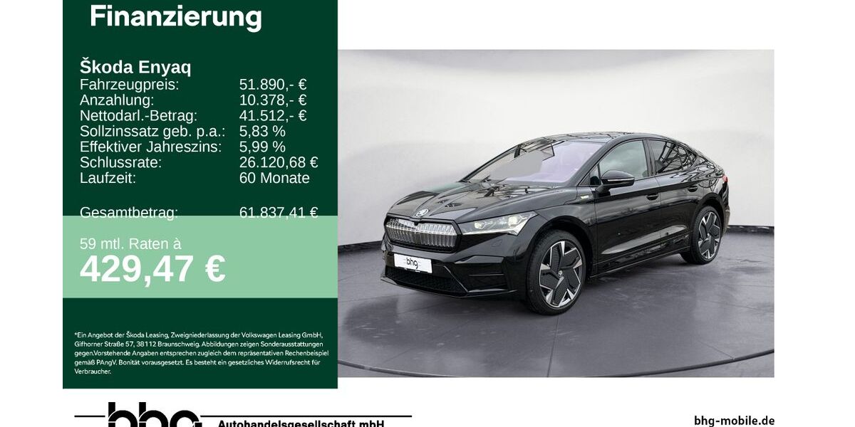 Skoda Enyaq 5.000 km 51.890 &euro; Reutlingen 72770