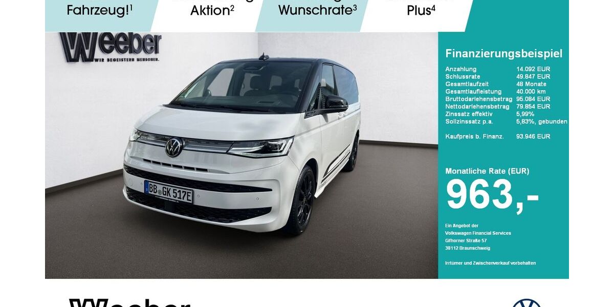 VW T7 Multivan 3.500 km 89.946 &euro; Herrenberg 71083