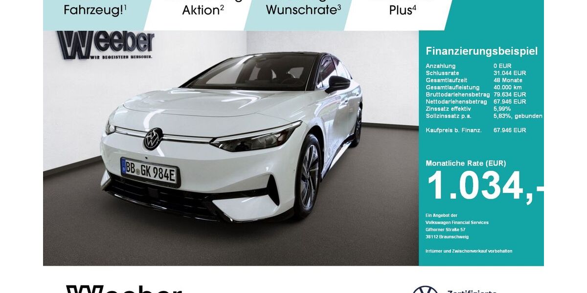 VW ID.7 7.000 km 67.346 &euro; Herrenberg 71083