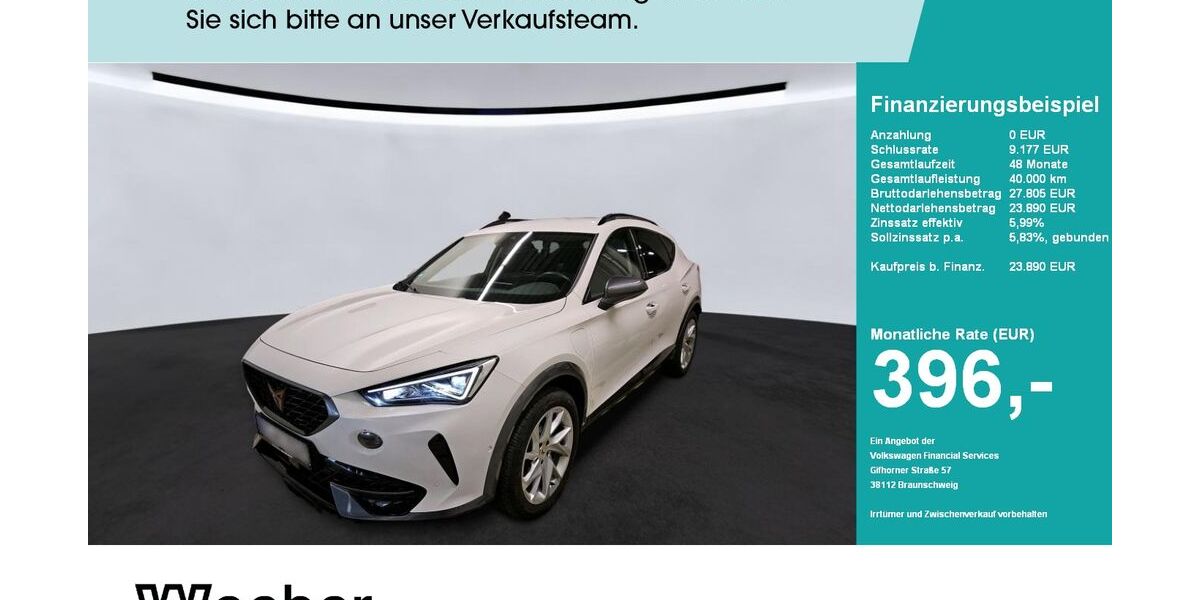 Cupra Formentor 46.052 km 22.980 &euro; Weil der Stadt 71263