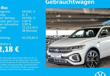VW T-Roc 1.505 km 34.230 &euro; Stuttgart-Wangen 70188