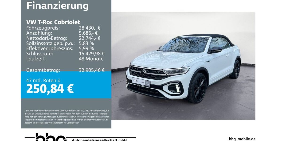 VW T-Roc 22.386 km 28.430 &euro; Reutlingen 72760