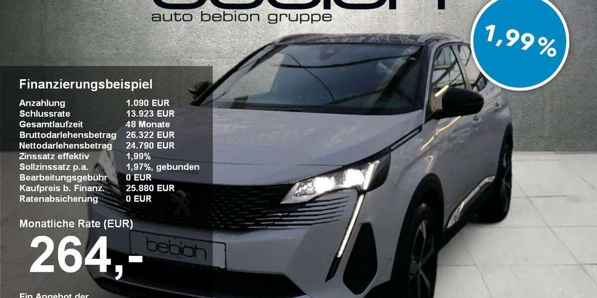 Peugeot 3008 39.600 km 25.880 &euro; Reutlingen 72766