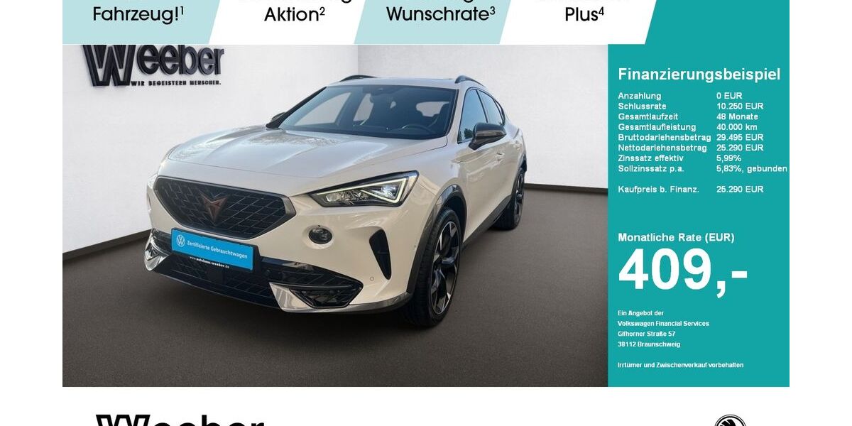 Cupra Formentor 40.540 km 25.290 &euro; Herrenberg 71083