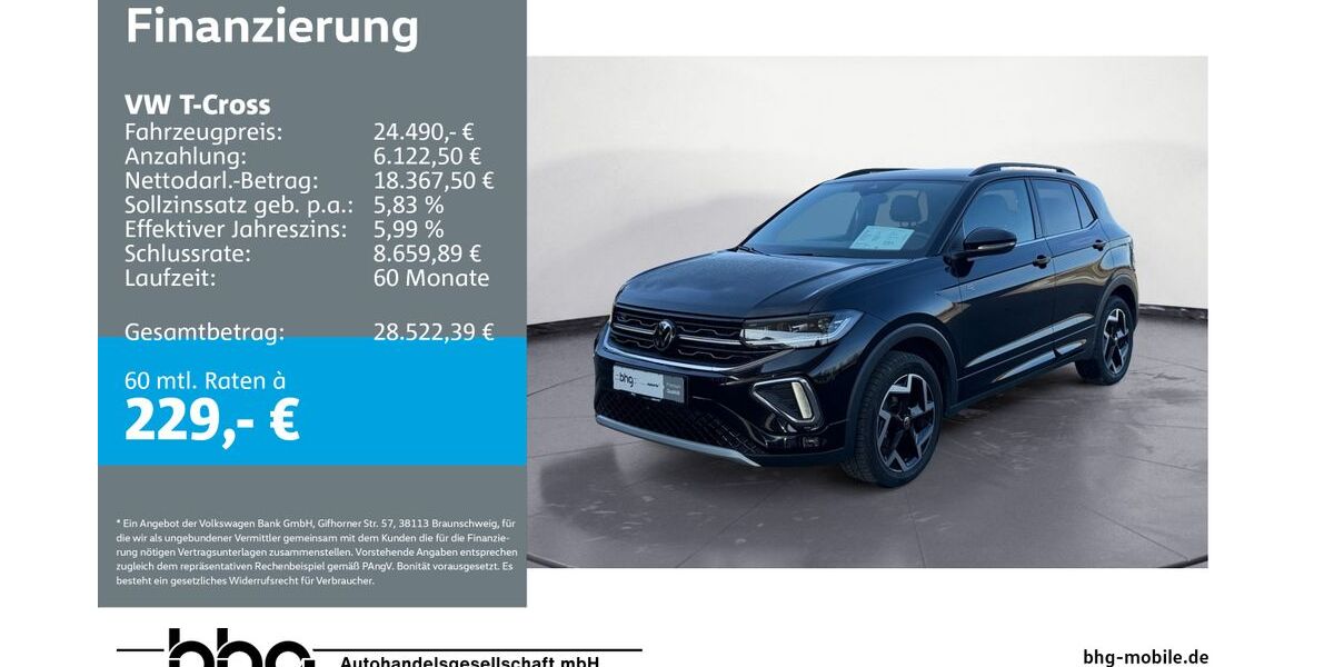 VW T-Cross 14.984 km 24.490 &euro; Mössingen 72116
