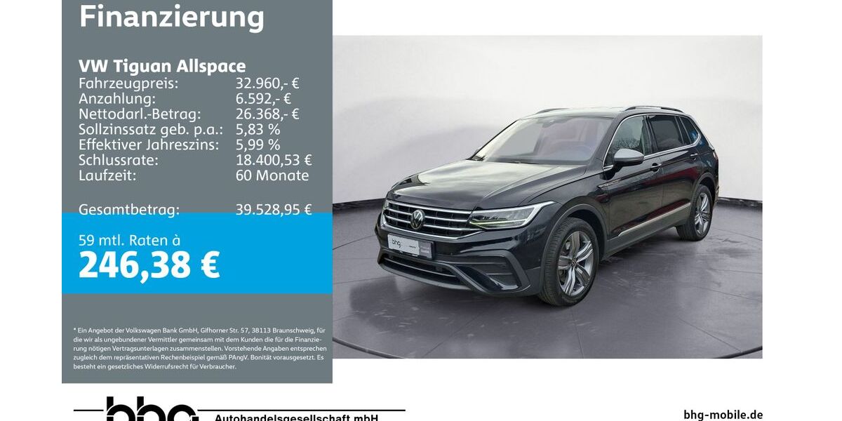 VW Tiguan Allspace 66.643 km 32.390 &euro; Reutlingen 72770