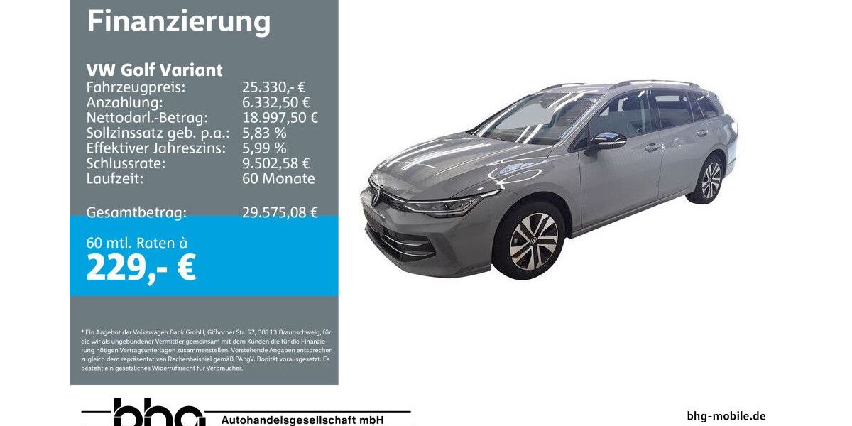 VW Golf 10.167 km 25.330 &euro; Mössingen 72116