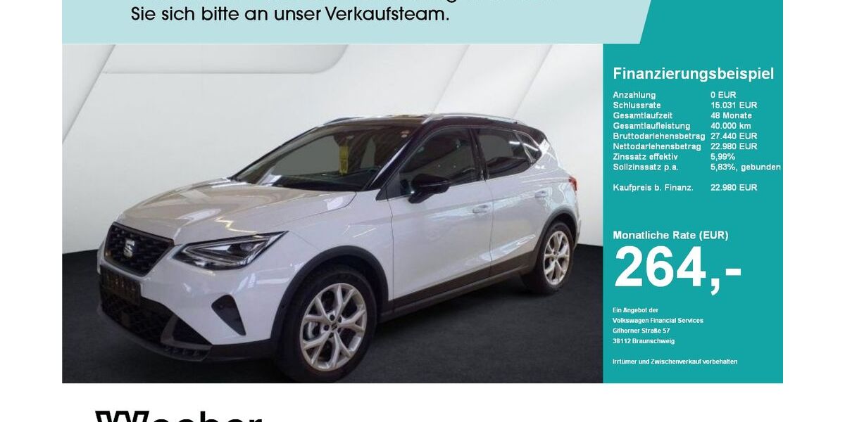 Seat Arona 15.159 km 22.980 &euro; Herrenberg 71083