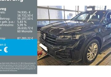VW Touareg 22.147 km 73.660 &euro; Mössingen 72116