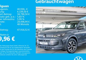 VW Tiguan 1.505 km 39.930 &euro; Stuttgart-Wangen 70188