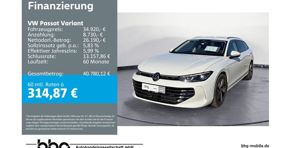 VW Passat Variant 25.936 km 33.950 &euro; Mössingen 72116