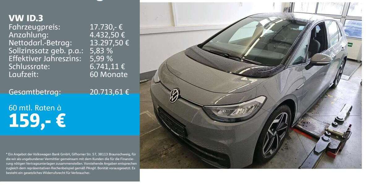 VW ID.3 51.121 km 17.730 &euro; Mössingen 72116